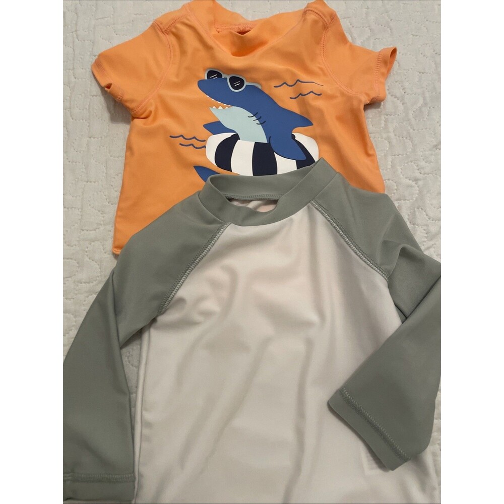 Boys 6m 6 Months Rash Guards Swim Tops Swimming Shirt Beach